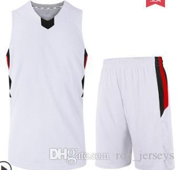 

basketball suit men's jersey summer college sports competition training basketball jersey waistcoat print selling jersey sportswea, Black;red