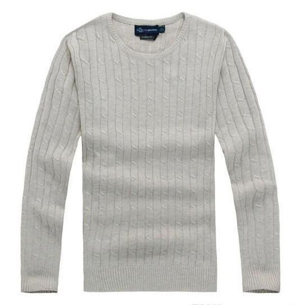 

2019 new mile wile polo brand men's twist sweater knit cotton sweater jumper pullover sweater small horse ga, White;black