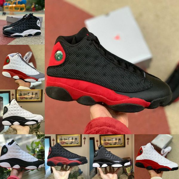 

new reverse he got game 13s mens women basketball shoes 13 island green black cat bred court purple hyper royal men retroes sports sneakers