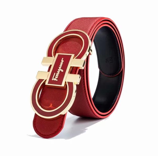 

stylish new 2020 alloy belts are available in classic and lucky colors, Black;brown