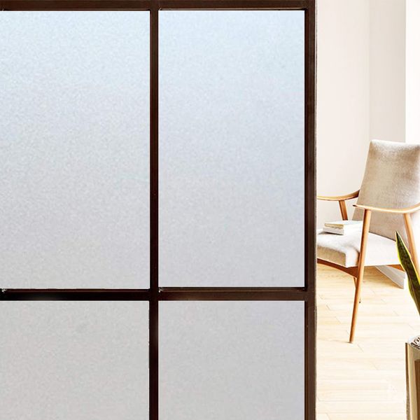 

wxshsh matte decorative window film vinyl self-adhesive privacy glass stickers heat control window tint for home office