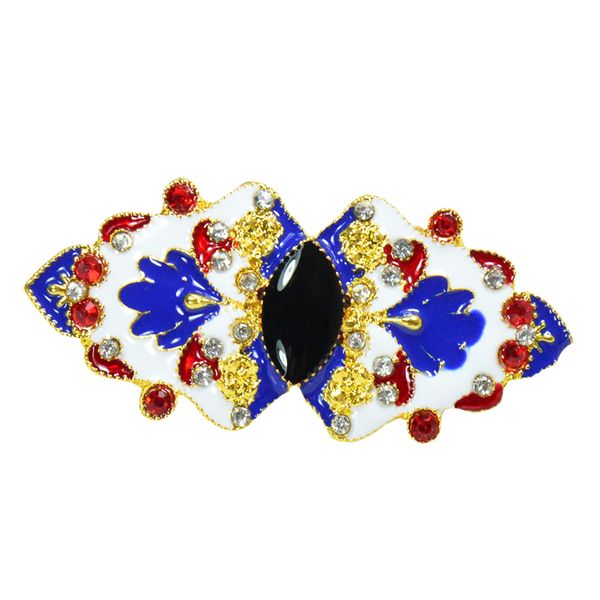 

rhinestone colorful enamel brooch pin bowknot jewelry brooches for women, Gray