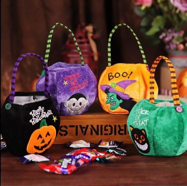 

good trick or treat happy halloween candy bag gift bags pumpkin trick package sacks party gift for kids event party supplies