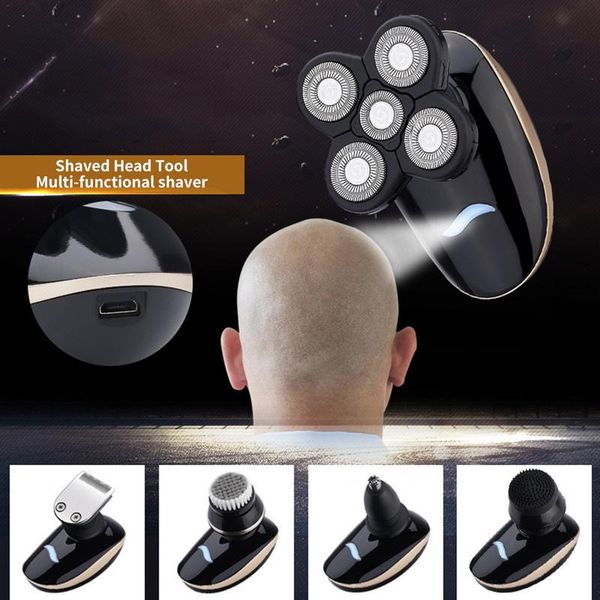 

5 in 1 electric shaver set usb rechargeable bald head shaving electric razor beard trimmer personal care supplies shaving tool