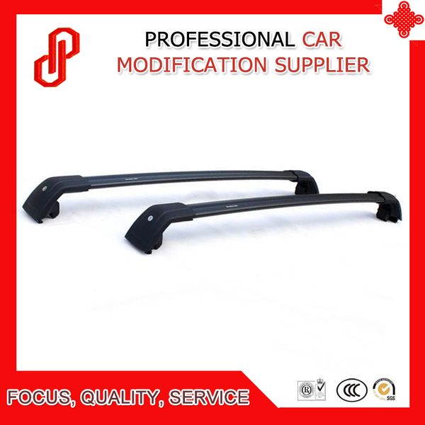 

1 pair silver black color load goods aluminium alloy car roof cross bar for