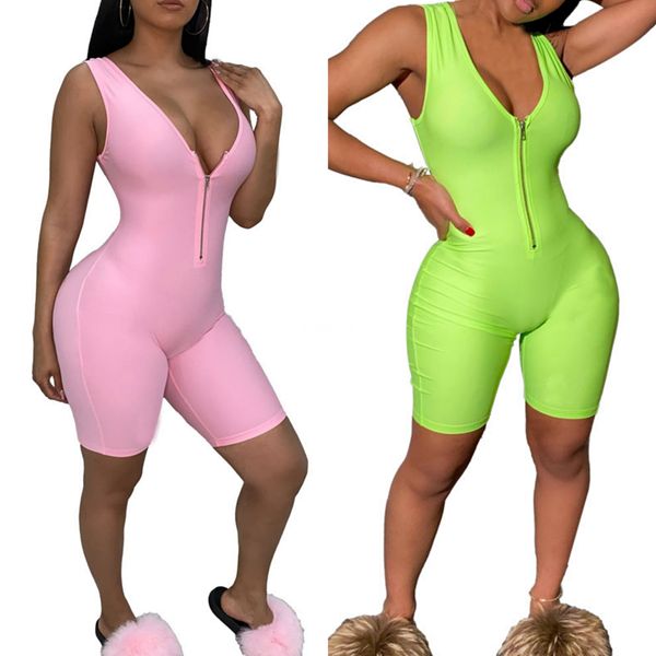 

sexy холтер глубокий v-образным вырезом backless плед rompers женщин-футляр без рукавов комбинезоны выдалбливают бинты узкие one piece брюки, Black;white