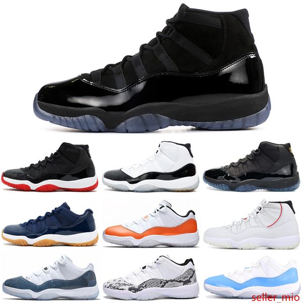 

11 11s men basketball shoes snakeskin cap and gown concord gamma blue navy gum women mens trainer sports sneakers ing