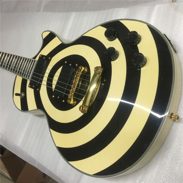 

electric guitar zakk wylde bullseye black e-m-g active pickups guitars in stock electric guitars guitarra