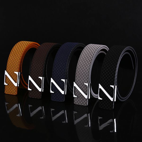 

2020 brand designer design high-quality fashion z belt. formal casual belt for men and women, Black;brown