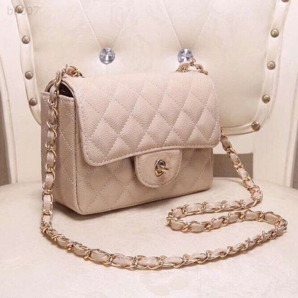 

2020 new ladies bag fashion genuine chain grid envelope bag shoulder diagonal bag small square bags