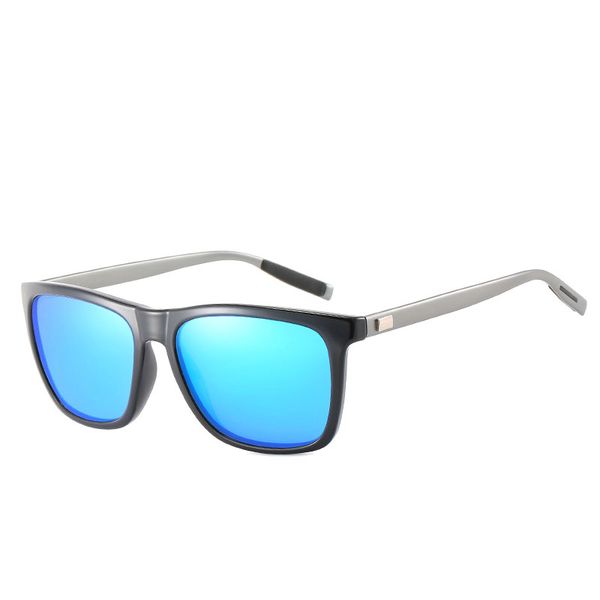 

new men's and women's glasses brand designer high-end sunglasses square high-end outdoor sunglasses uv400 glasses with box, White;black