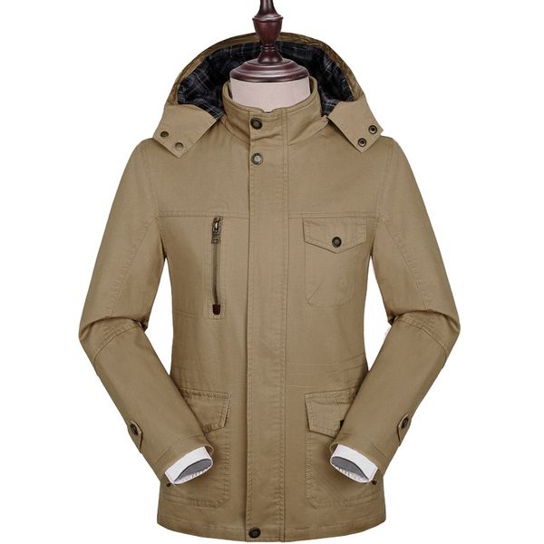 

2019 winter men long cargo jacket thick velvet thermal down parkas casual warm padded coats plus asian size l-4xl0, Black