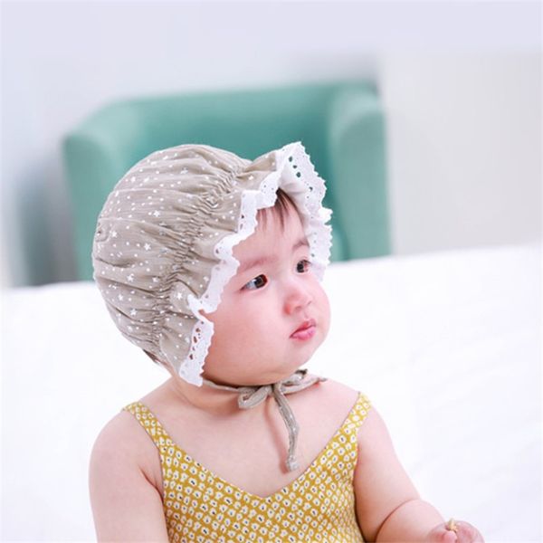 

newborn for girls princess summer sun hat baby hat cotton star hats for girls infants children 0-18 months baby cap, Yellow