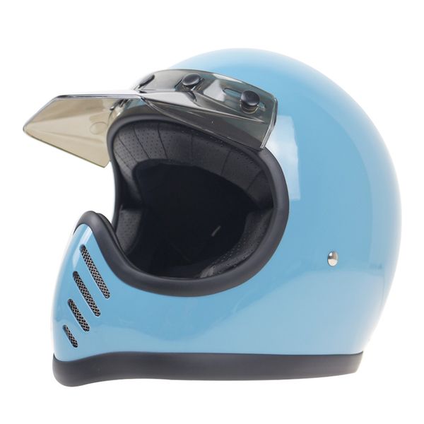 

professional moto 3 full face helmet 5 pin buckle and with visor full face motorbike helmet fiberglass shell light and safety