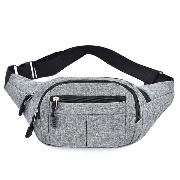 

2020 new fanny pack for women waist bag belt men waist pack casual outdoor chest bag oxford leisure banana phone pouch hip