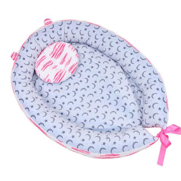 

softly comfortable sleeping mat with pillow in plush crib with home out for baby sleep baby travel crib