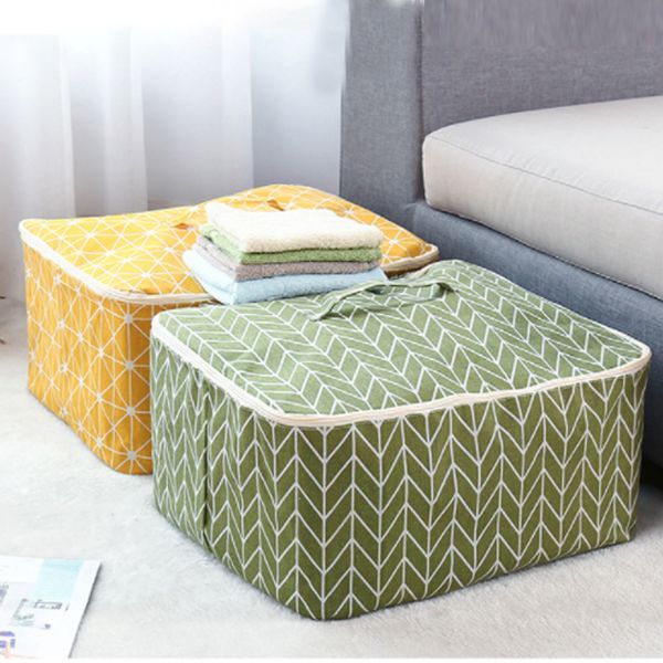 

waterproof portable clothes storage bag folding organizer closet organizer for pillow quilt blanket tie bag a15