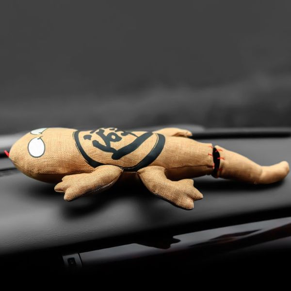 

car ornaments cartoon gecko bamboo charcoal bag air freshener home automobile internal air purifiers decoration accessories gift