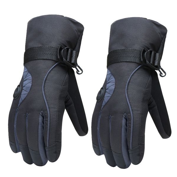 

men motorcycle windproof snowboard hiking ski outdoor waterproof cycling thick sport 1 pair