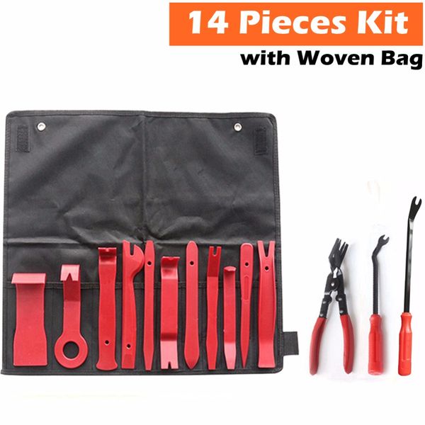 

auto car dvd stereo refit kits interior plastic trim panel dashboard installation removal tool kit repair disassembly tools set