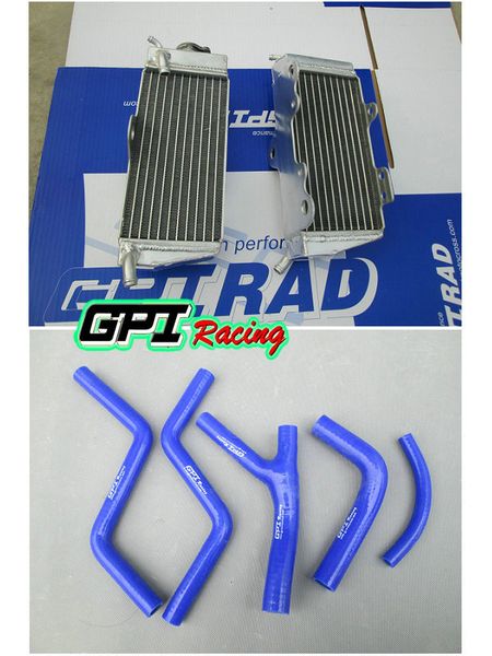 

aluminum radiator + hose for cr250 cr 250r cr250r 1985 1986 1987 85 86 87 gpi high-per