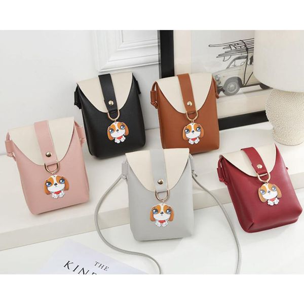 

banabanma woman color matching fashion sweet style cross body satchel