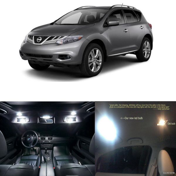 

led interior car lights for murano 2011 room dome map reading foot door lamp error 14pc
