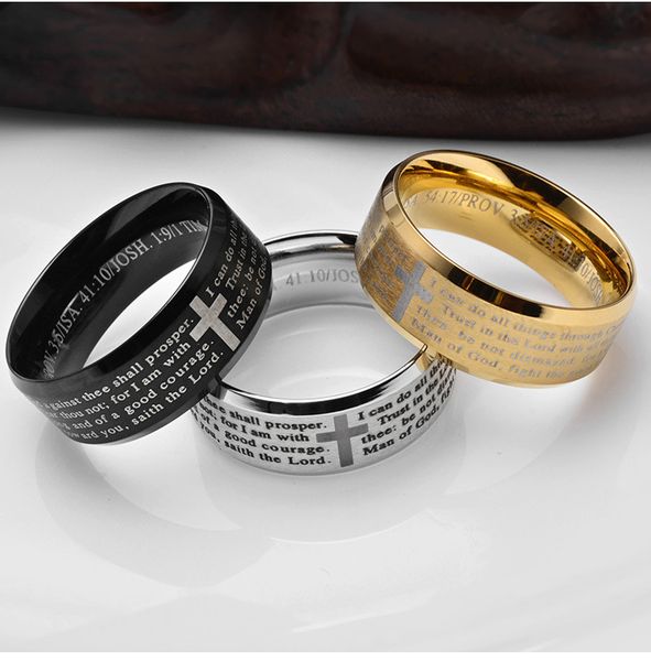

i can do wall things christian ring jz126, Golden;silver