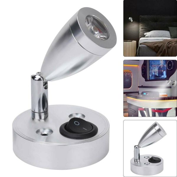 

12v mini led spotlights 3000k reading light ceiling down light for van lorry rv caravan motorhome truck trailer boat accessories