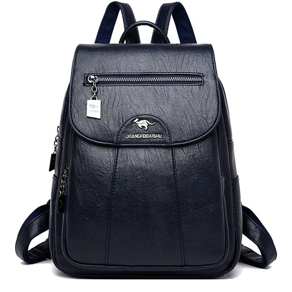 

acelure fashion backpack women large back pack pu leather school bag for students college style zipper bags mochilas