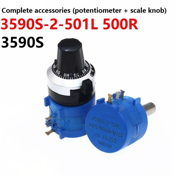 

multi-turn potentiometer 3590 3590s 500r 501 precision adjustable resistor