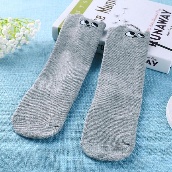

baby socks kids boy girl cotton cartoon knee high non slip warm leg socks, Blue
