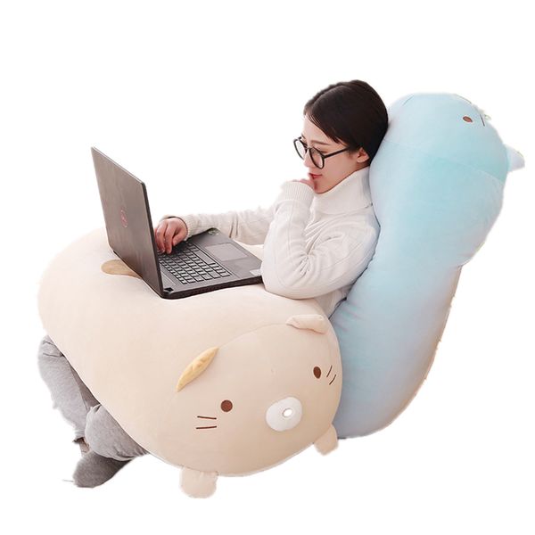 

1pc 28cm 60cm 90cm large japanese animation sumikko gurashi doll plush cute corner creature strip long soft doll
