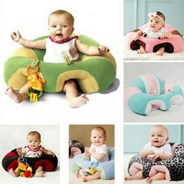 

kid baby sit up soft chair cushion sofa plush pillow toy support seat bean bag