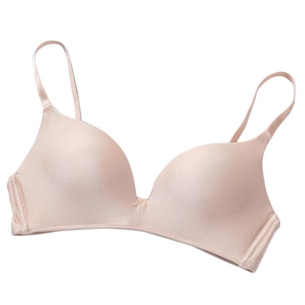 

women bra soft cup adjustable seamless lingerie brassiere breathable push up no steel gather girls ultra-thin, Red;black