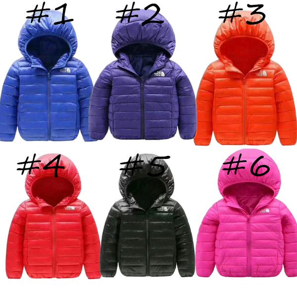 Kids Boys Girls Baby Winter Warm Duck Down Jacket Hooded Short Coat Snow Outwear