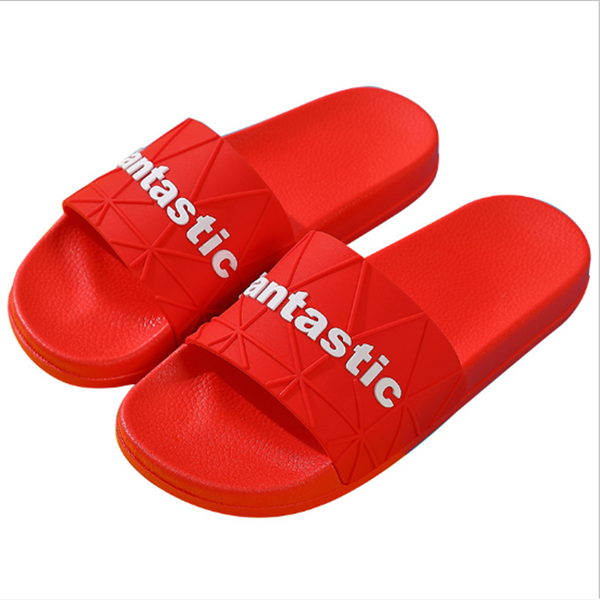 

summer woman slippers fashion beach flip flops outdoor casual shoes pretty open toe slide men bathroom slippers household shoes, Black