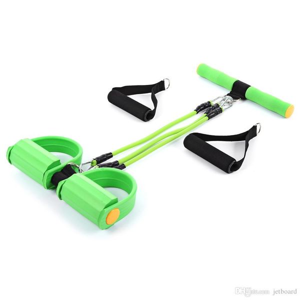 

training band resistance body trimmer fitness pedal exerciser perfect for toning, strengthening stomach, waist and legs, arms