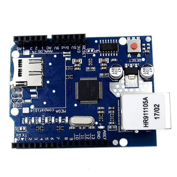 FreeShipping 5 шт. / Лот Ethernet W5100 2009 Mega 1280 2560 Atmega 328