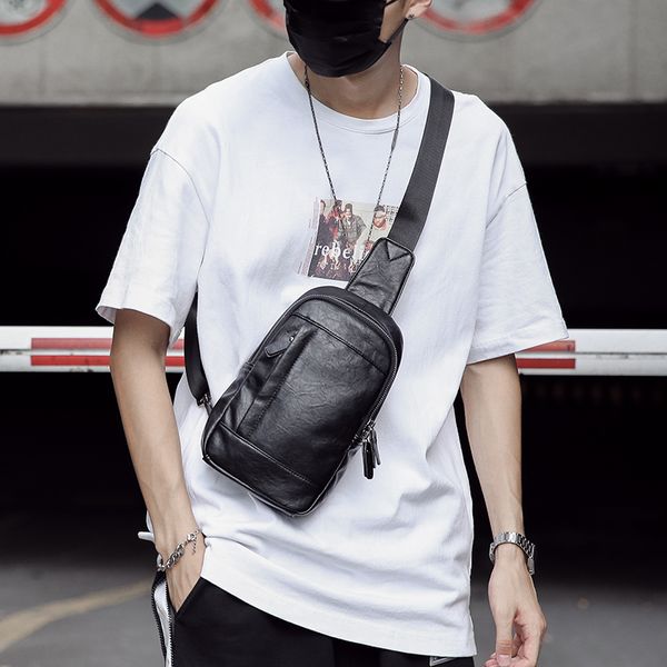 

tidog korean fashion men's bag shoulder chest bag