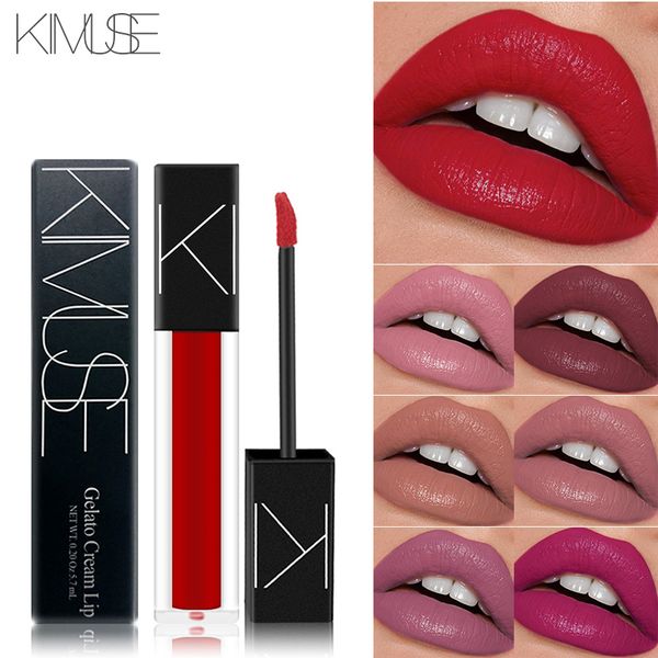 

matte velvet lipstick waterproof moisturizer smooth lip stick long-lasting lip tint cosmetic makeup pigment nude lips