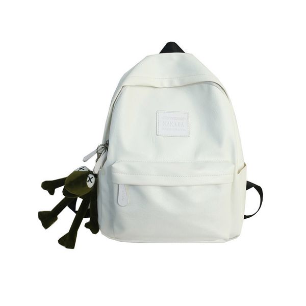 

aiboduo 2020 women backpack female fashion vintage zipper backpack solid color simple student for women