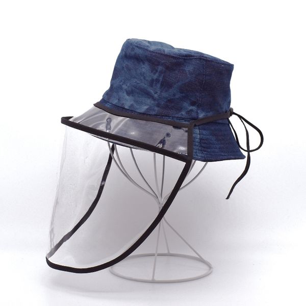 

miacawor new denim bucket hat womens outdoor beach sun hat double-side denim panama fishing fisherman summer m025