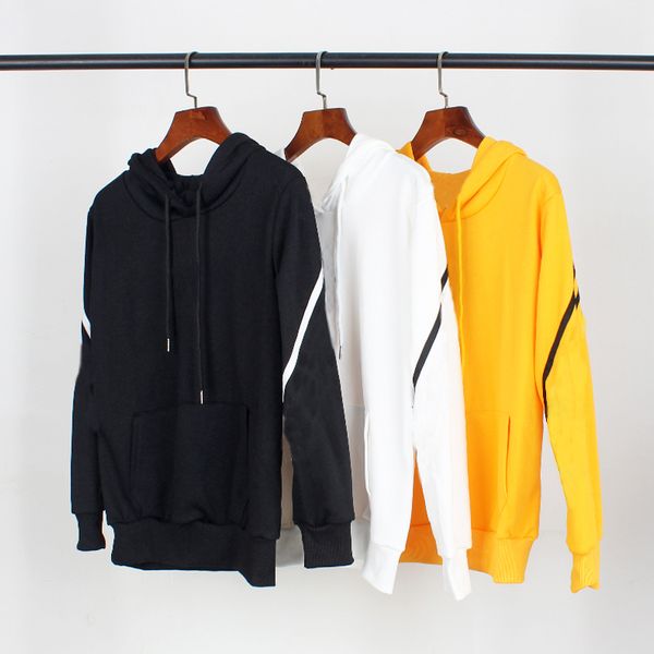 

women hoodie 3 color designer with long sleeve luxury brand hooded sweater solid color hoodies asian size, Black