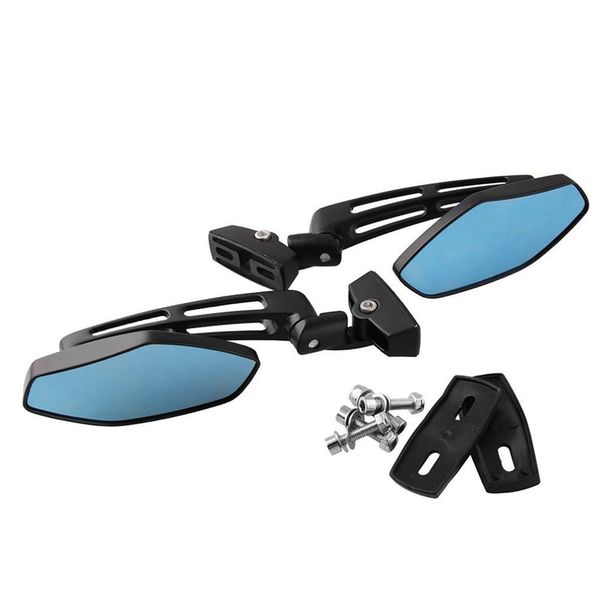 

universal aluminum hexagon handle motorcycle reflector rearview mirror motorcycle modified accessories