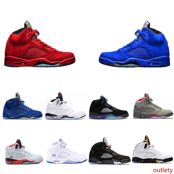 

new basketball shoes 5 5s v olympic metallic gold white cement man og black metallic red blue suede fire red sport sneakers