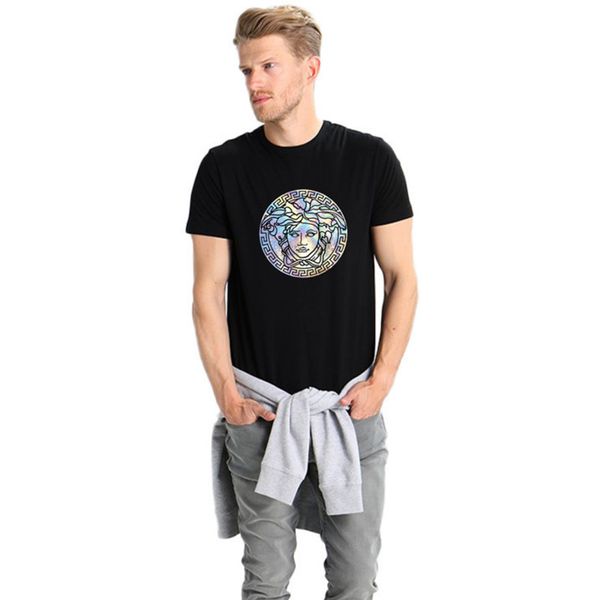 

fashion casual new t shirts hip hop mens designer t shirts fashion brand mens womens fsc sleeve large summer t shirt size:s-5xloxe9, White;black