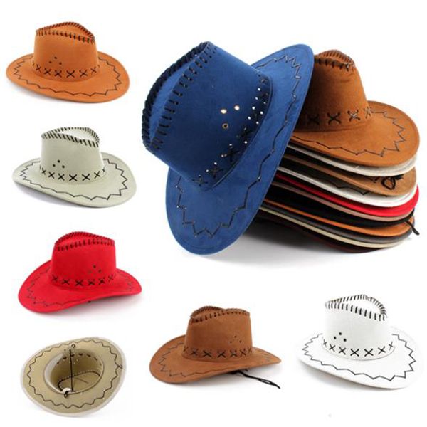 

1 pcs fashion chapeu straw cowboy autumn summer spring sun hat cowboy hat men and women caps