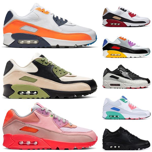 

classic fashion cushion mens running shoes 90s se orange blue lahar escape pink triple black be true women trainers sport shoes 36-45, White;red