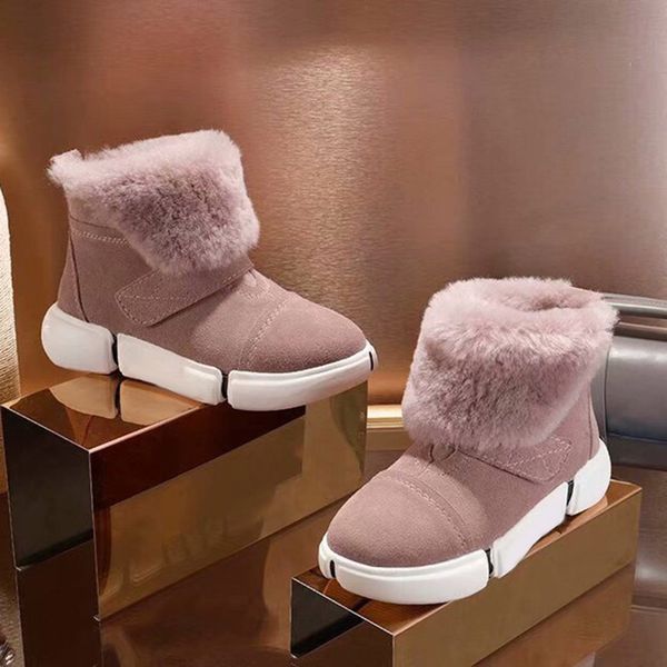 

trendy fashion and comfortable thick bottom plus velvet warm cotton tube in the wild wild cotton boots flat female snow boots winter
